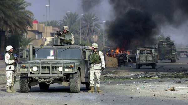 Американские военные в Багдаде, Ирак
