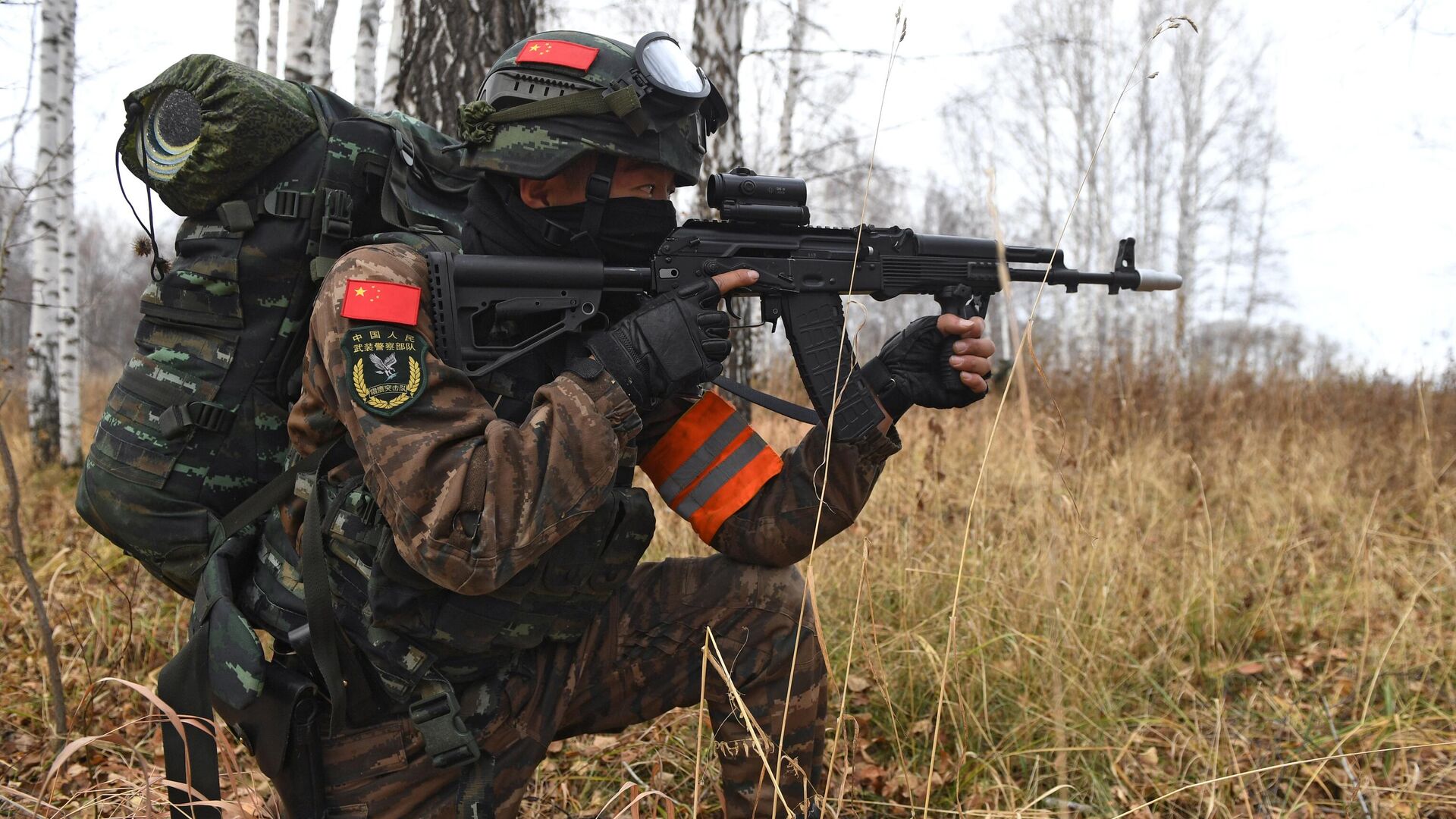 Военнослужащий отряда специального назначения Китайской Народной Республики - РИА Новости, 1920, 04.09.2020