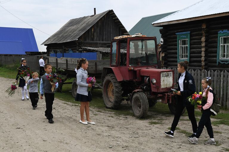 1 сентября в селе Юрт-Акбалык в Новосибирской области