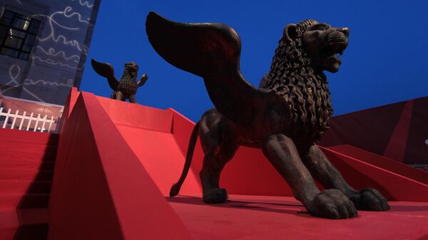 Крылатый лев - главный символ Венецианского международного кинофестиваля 
