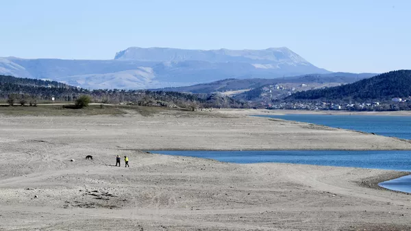 Симферопольское водохранилище в Крыму