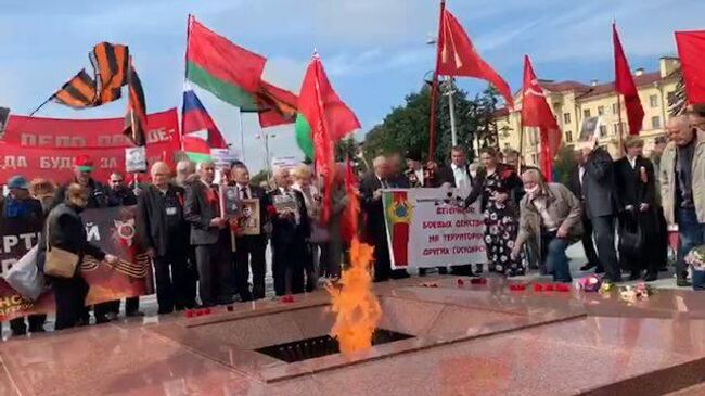 В Минске прошла акция Бессмертный полк