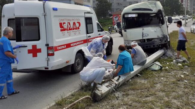 На месте ДТП с участием рейсового автобуса в Находке