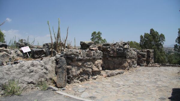 На месте раскопок города Вифсаида Галилейская 