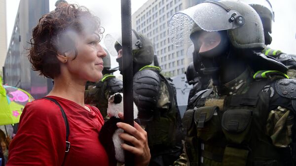 Несанкционированная акция оппозиции Марш единства в Минске