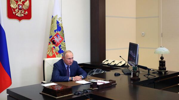 Президент РФ В. Путин провел совещание по ликвидации последствий наводнения в Иркутской области в 2019 году