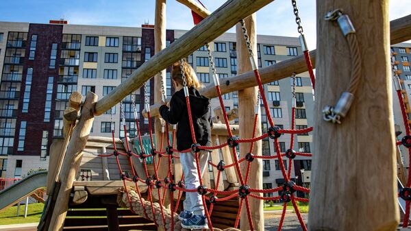 Детский парк в Испанских кварталах в новой Москве
