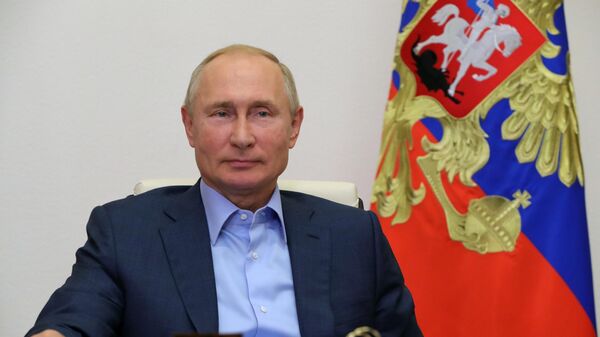 Президент РФ В. Путин провел встречу с победителями конкурса Лидеры России