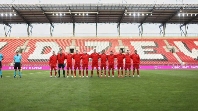 Футболисты молодежной сборной России