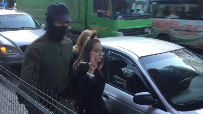 Кадры задержания  участников несанкционированной акции в Минске