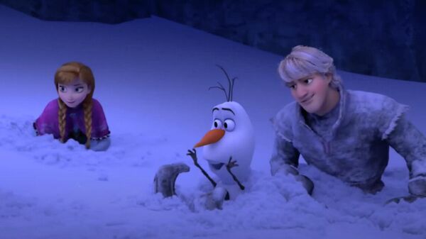 Кадр из мультфильма Once Upon A Snowman
