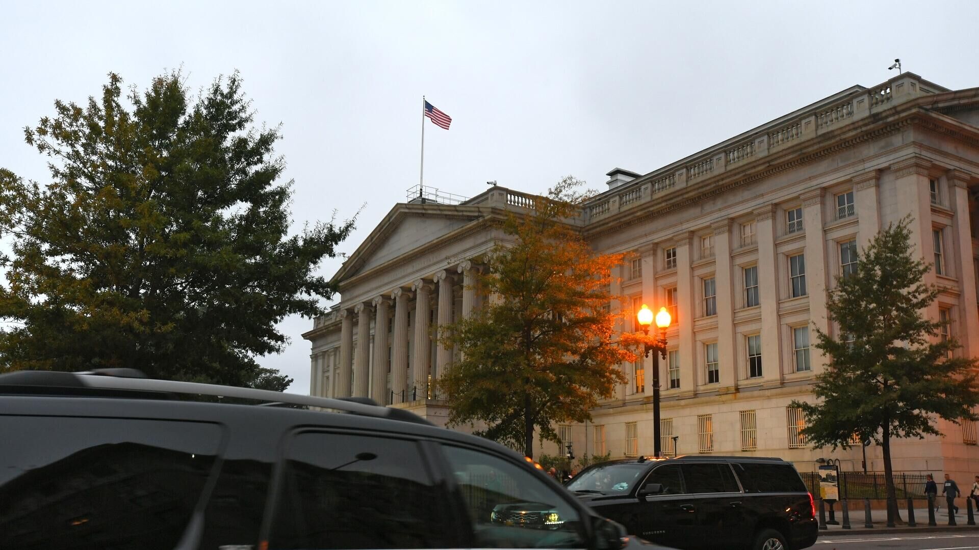 Здание министерства финансов США в Вашингтоне - РИА Новости, 1920, 02.08.2021