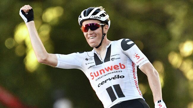 Датский велогонщик команды Sunweb Серен Краг Андерсен