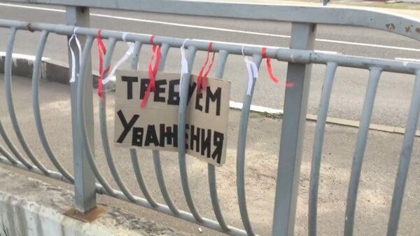 Баррикады митингующих в Минске разобрали