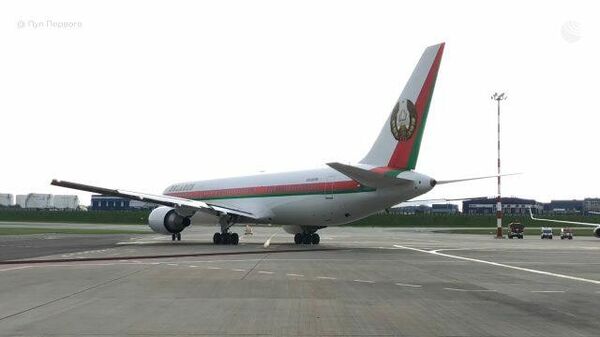Самолет Лукашенко отправляется в Россию