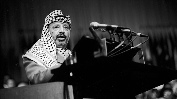 Председатель Исполнительного комитета Организации освобождения Палестины Ясир Арафат