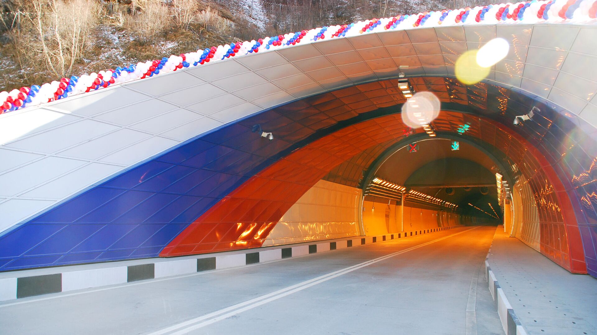 Рокский перевальный тоннель, соединяющий Россию с Южной Осетией - РИА Новости, 1920, 28.06.2022