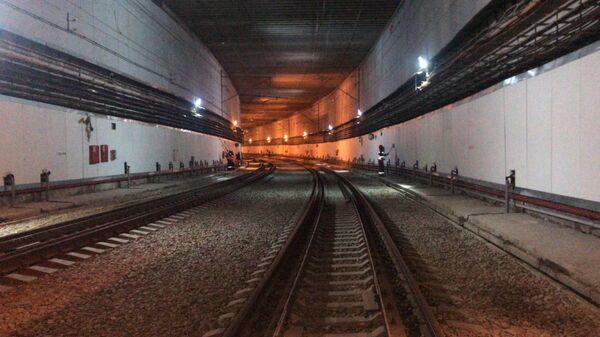 Железнодорожный тоннель рядом с аэропортом Внуково