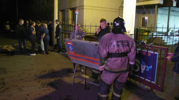 Пожар в частной наркологической клинике в Красноярске