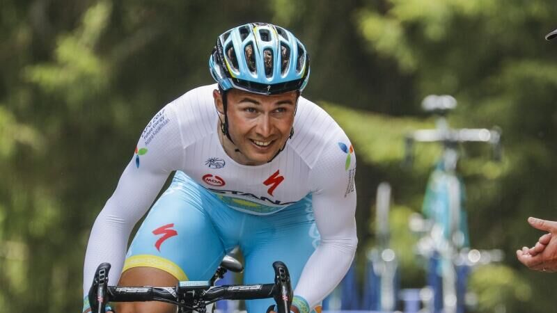 Велогонщик команды Astana Pro Team Алексей Луценко - РИА Новости, 1920, 17.09.2020