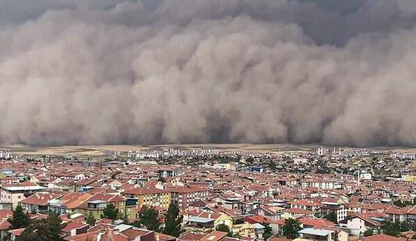 Песчаная буря в Анкаре