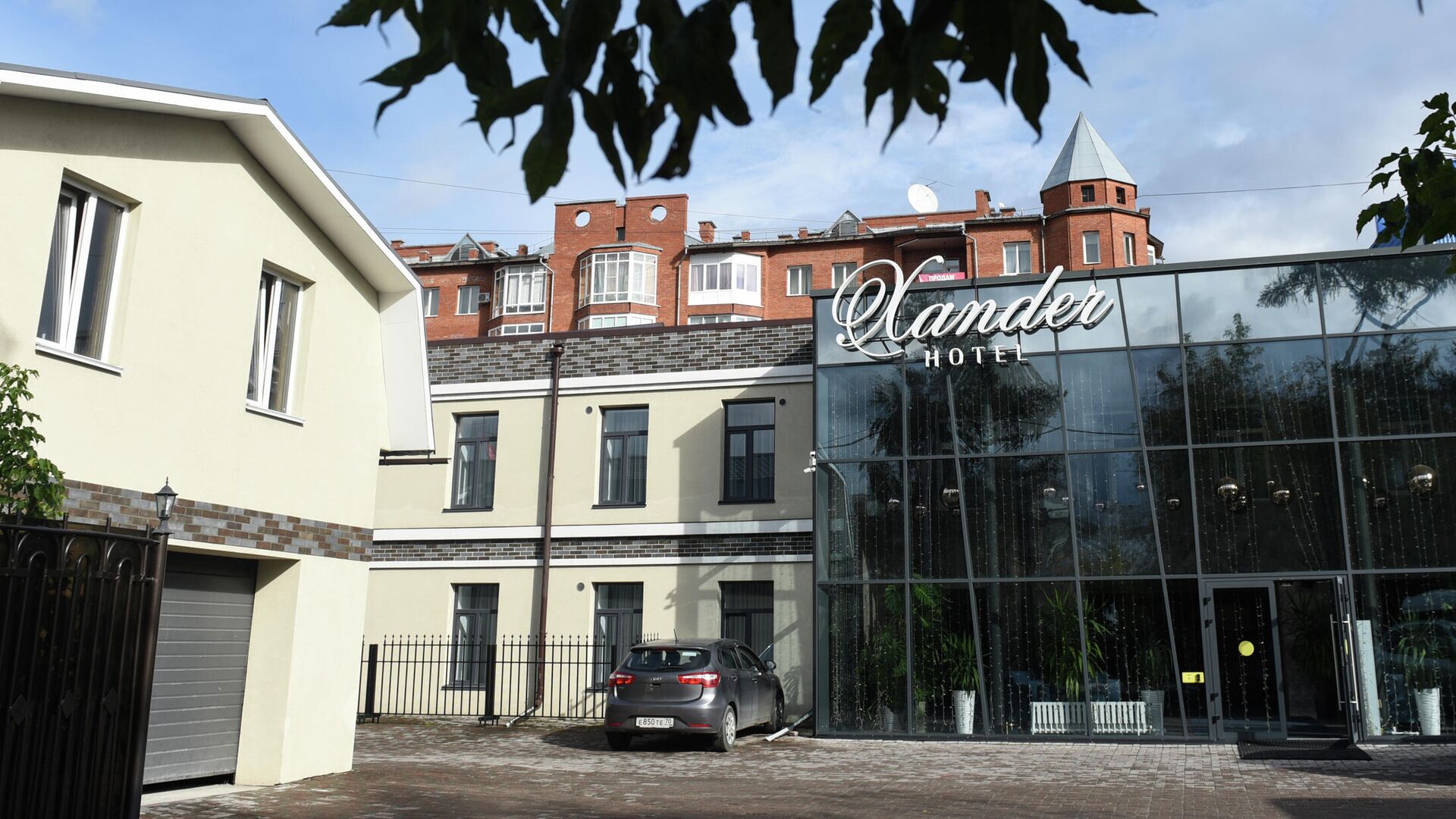 Гостиница Xander Hotel в Томске, где жил Алексей Навальный - РИА Новости, 1920, 21.09.2020