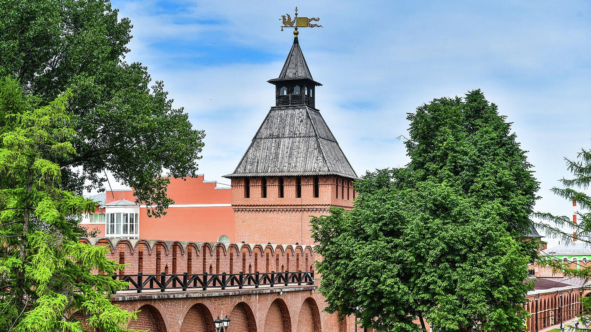 Башня Пятницких ворот Тульского кремля - РИА Новости, 1920, 18.09.2020