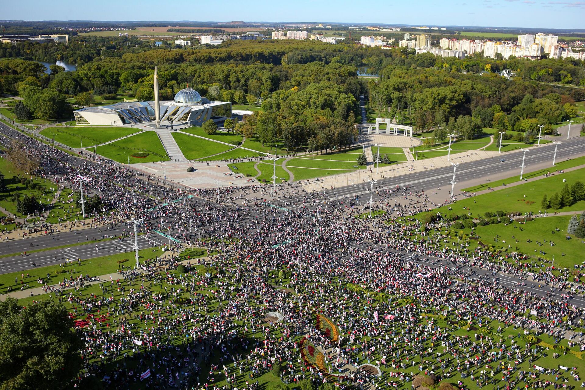 Акция протеста в Минске. 20 сентября 2020 - РИА Новости, 1920, 20.09.2020