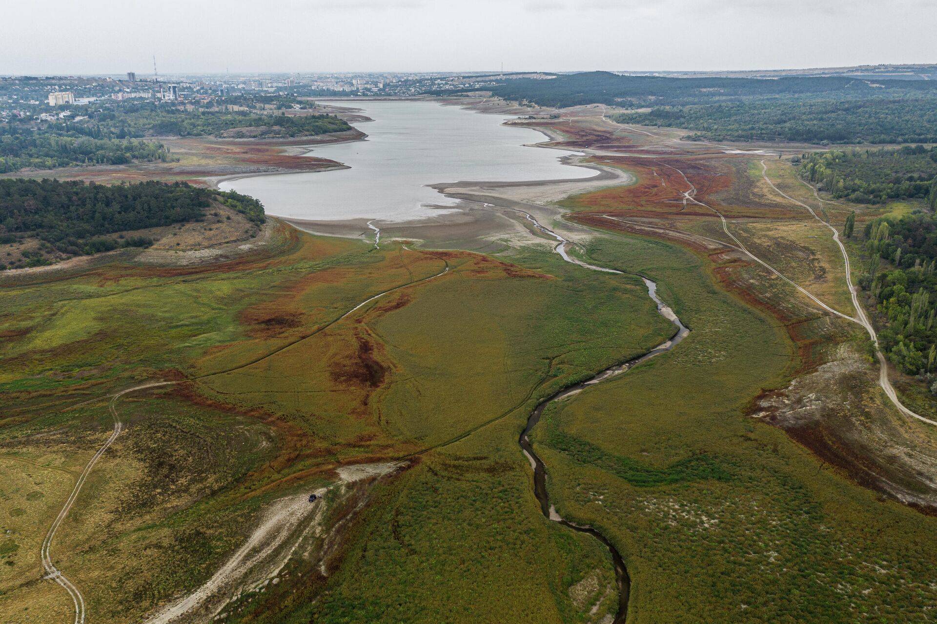 Вид на Симферопольское водохранилище - РИА Новости, 1920, 28.12.2020