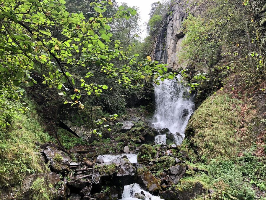Ляжгинский водопад 