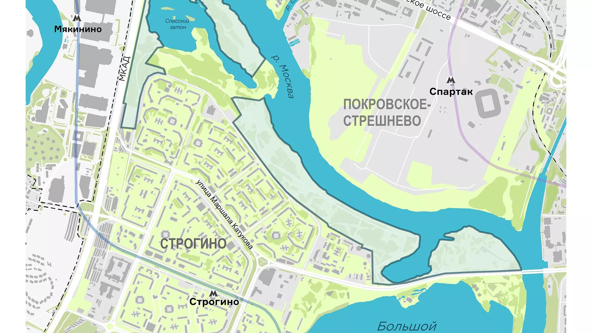 Строгино. Схема конкурсной территории - РИА Новости, 1920, 23.09.2020