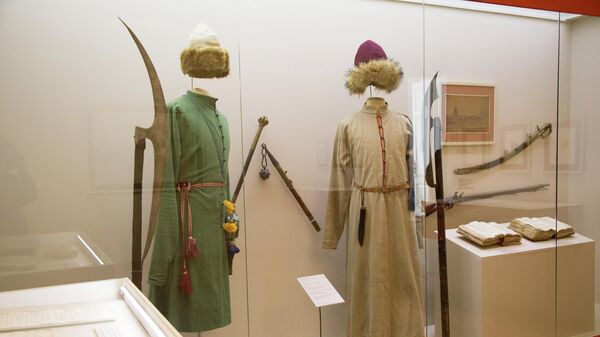 Экспонаты на выставке Средневековая Тула в Выставочном зале федеральных архивов