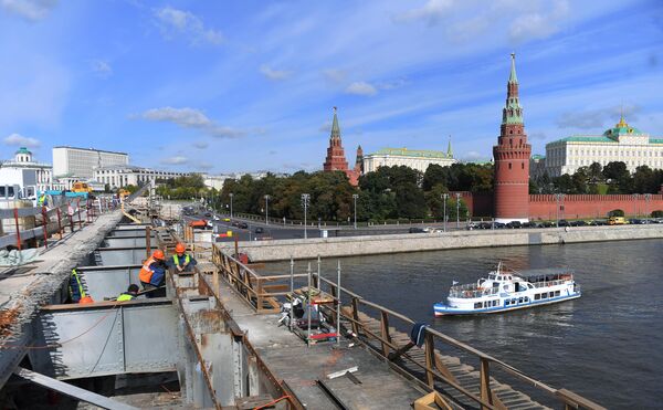 Ремонт Большого Каменного моста в Москве