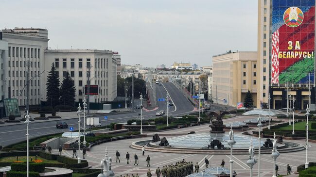 Военнослужащие в Минске