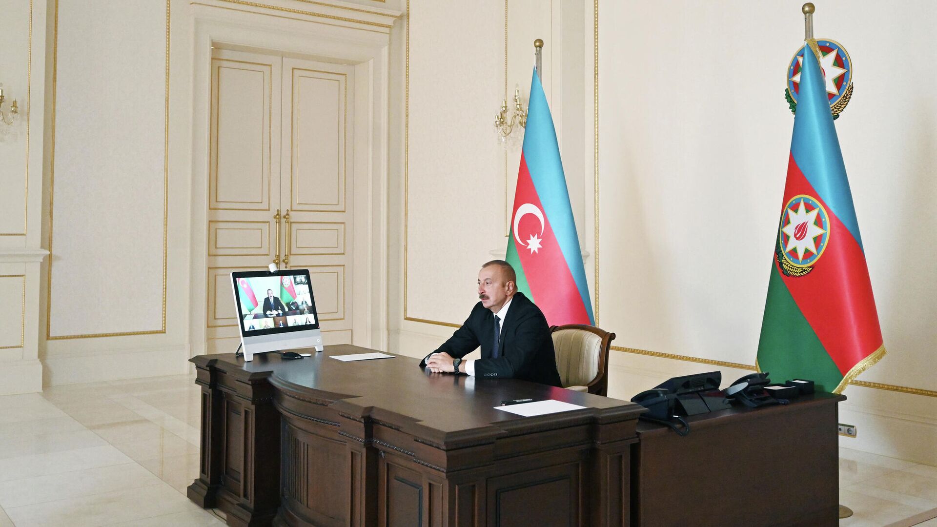 Заседание Совета безопасности Азербайджана 27 сентября 2020 - РИА Новости, 1920, 03.10.2020