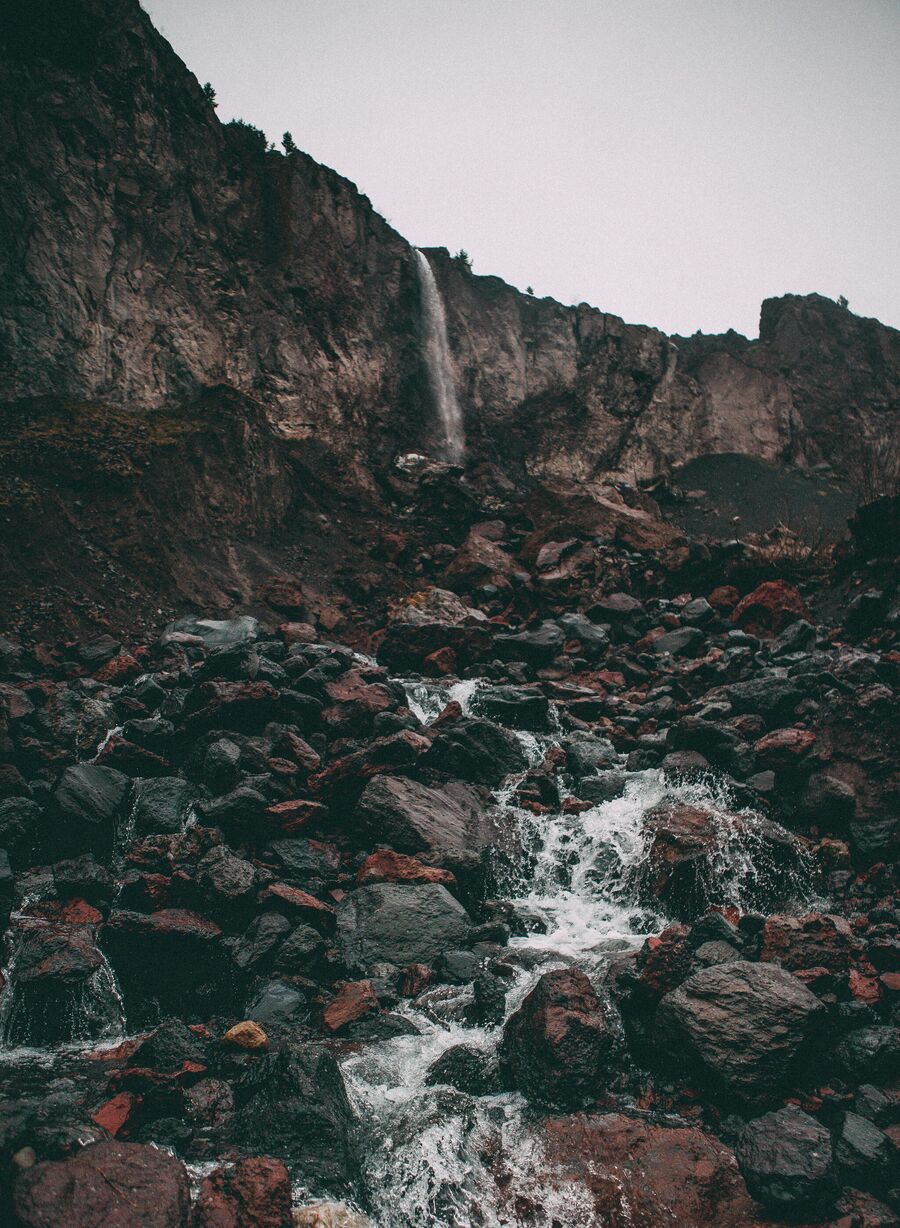 Водопад на поляне Азау, Приэльбрусье