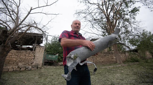 В городе Мартуни (центр Мартунинского района непризнанной Нагорно-Карабахской Республики) после обстрелов