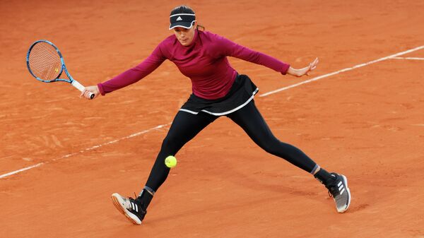 Теннисистка Гарбинье Мугуруса (Испания)