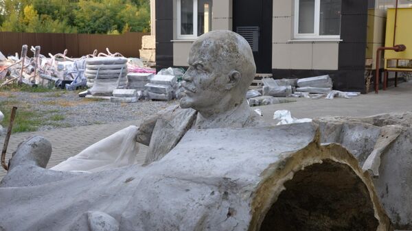 Памятник Ленину, демонтированный в Белгороде