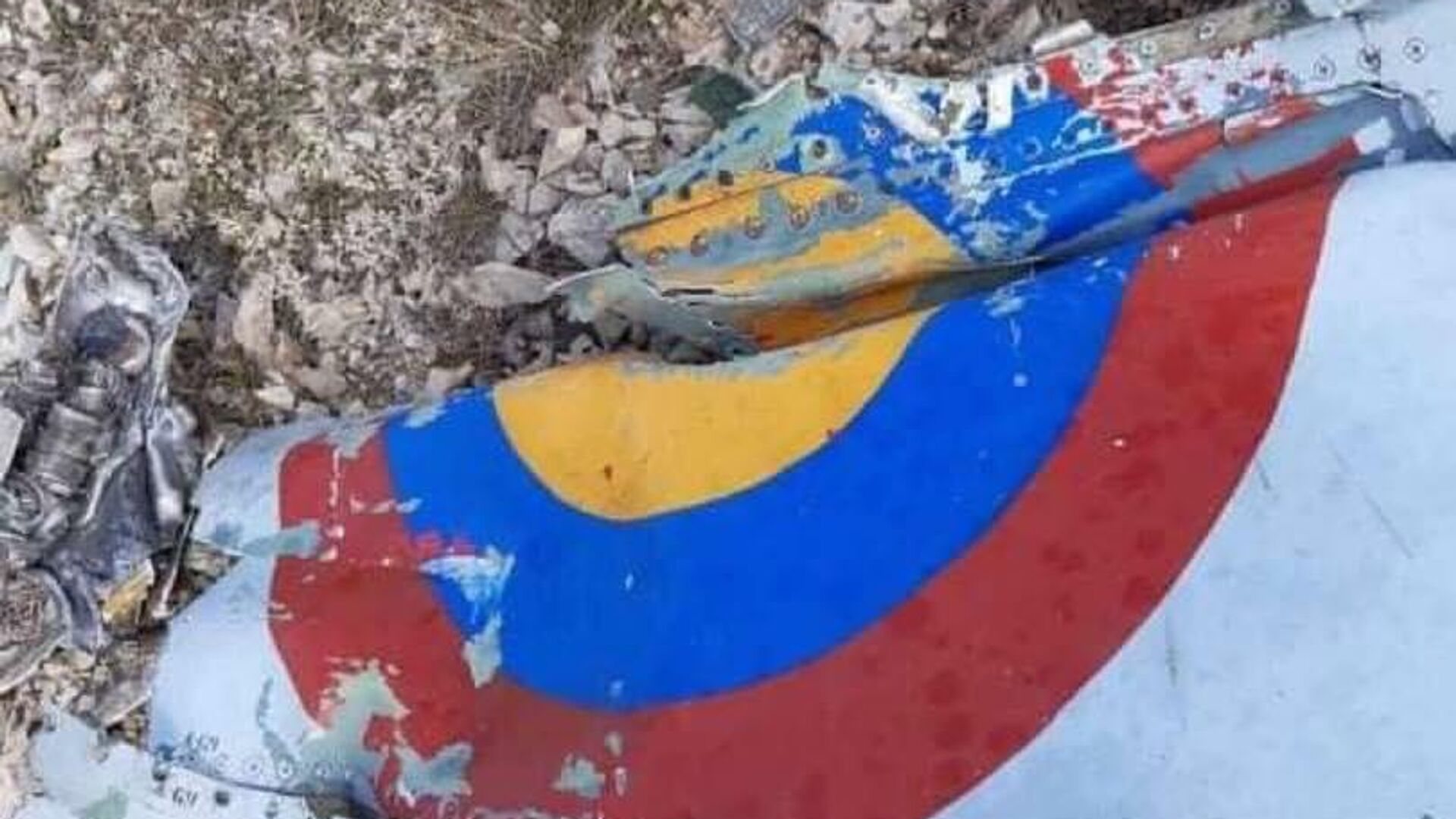 Обломки сбитого армянского Су-25 - РИА Новости, 1920, 01.10.2020