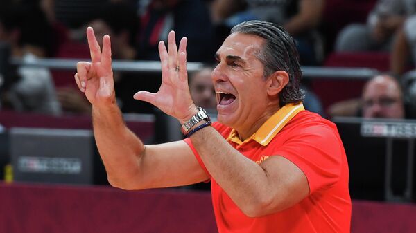 Главный тренер сборной Испании по баскетболу Серджио Скариоло