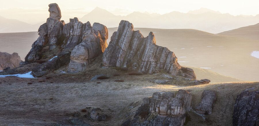 Скальные останцы на плато Чокпартас