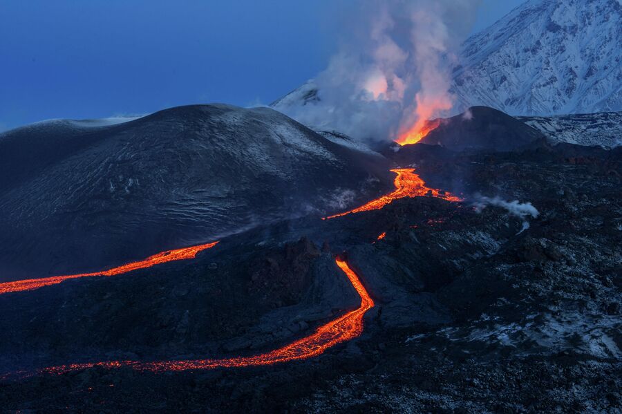Извержение вулкана Плоский Толбачик 2012-2013 года