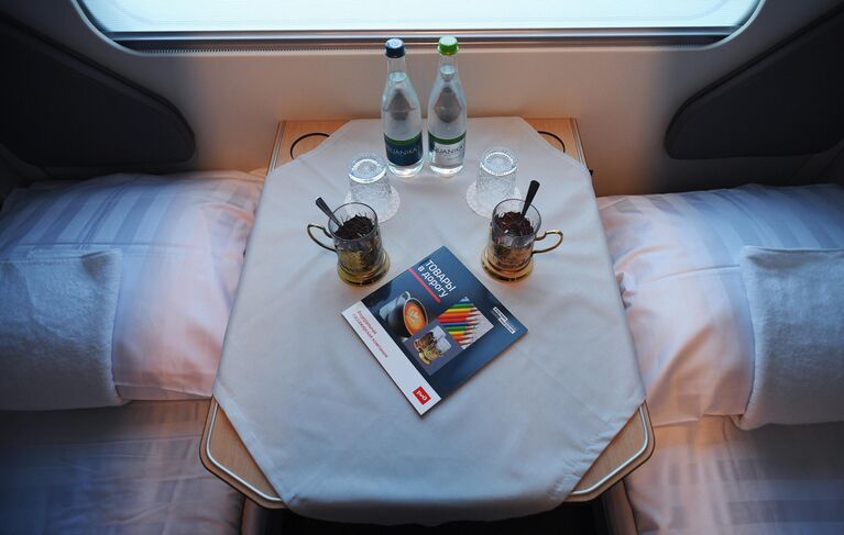 Интерьер концепта нового плацкартного вагона для поездов дальнего следования Интерьер концепта нового плацкартного вагона для поездов дальнего следования