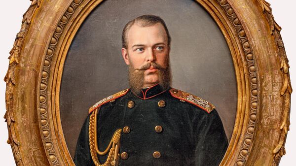 Портрет великого князя Александра Александровича работы Ивана Извекова