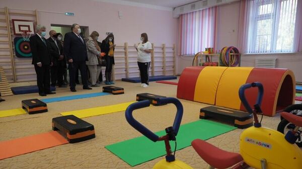 Глава Мордовии Владимир Волков посетил новый детский сад в поселке Ялга
