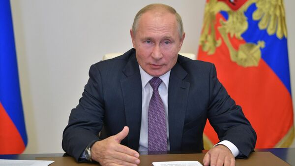Президент РФ Владимир Путин проводит заседание совета при президенте РФ по развитию физической культуры и спорта