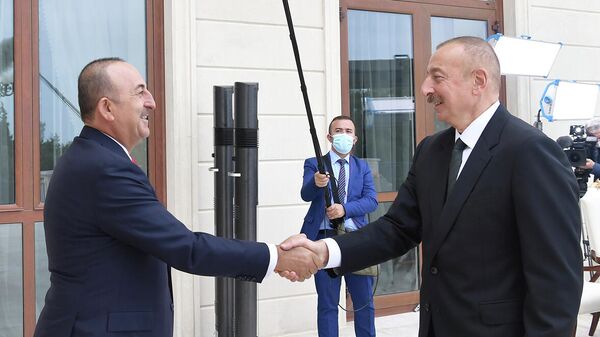 Визит главы МИД Турции Мевлюта Чавушоглу в Азербайджан