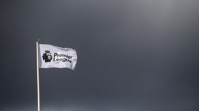 Флаг с логотипом английской футбольной премьер-лиги