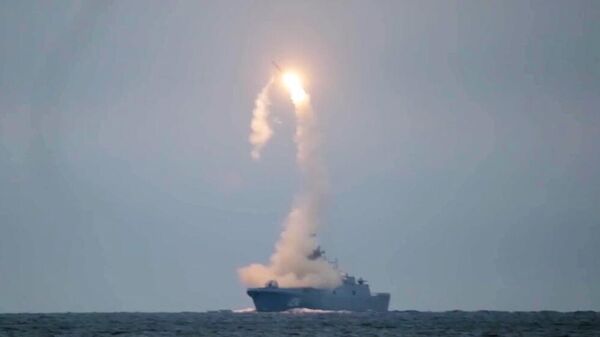 Первый запуск гиперзвуковой ракеты Циркон с фрегата Адмирал Горшков в Белом море по морской цели в Баренцевом море